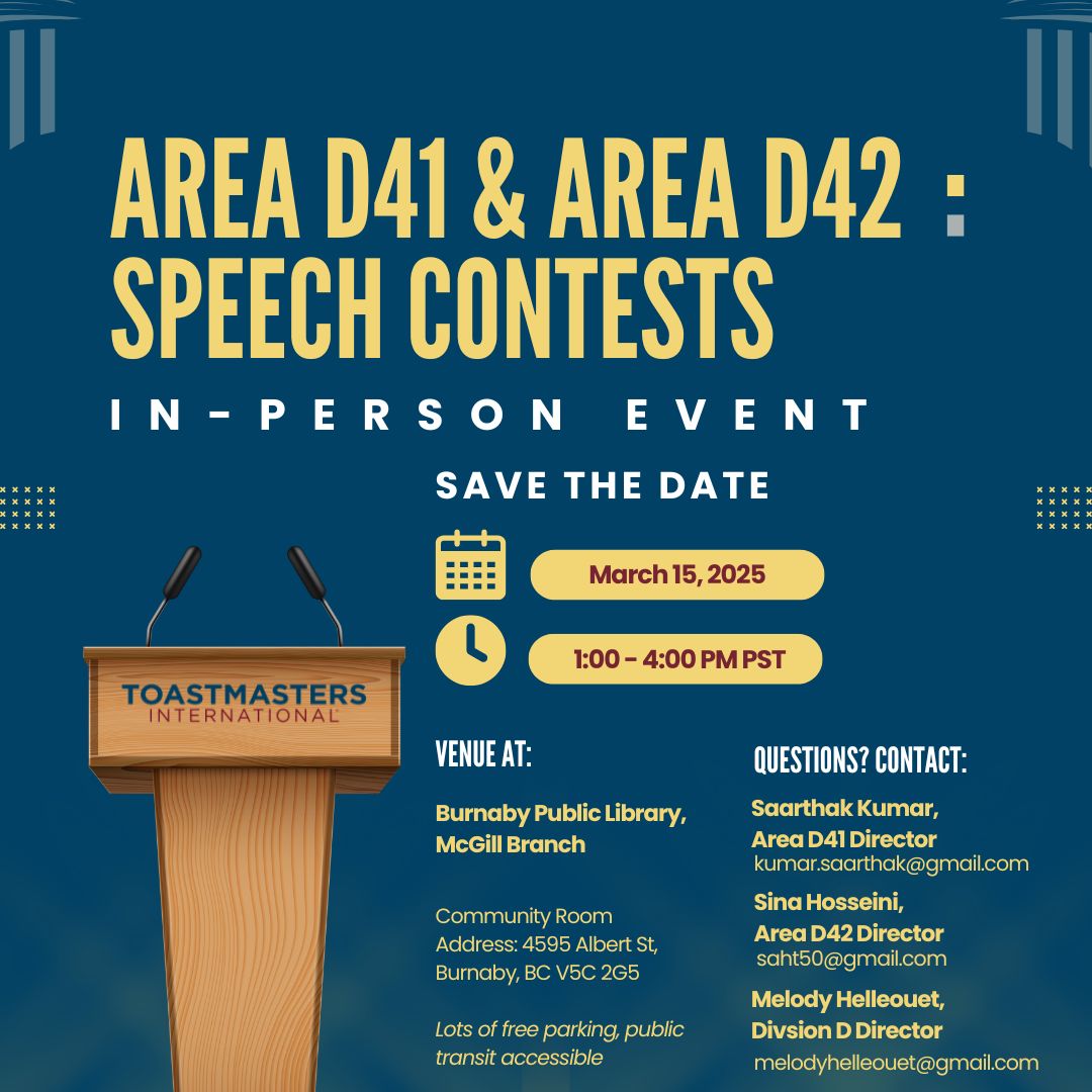 AD41 and AD42 Speech Contests