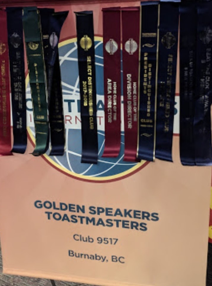 Golden Speakers Toastmasters Club Banner