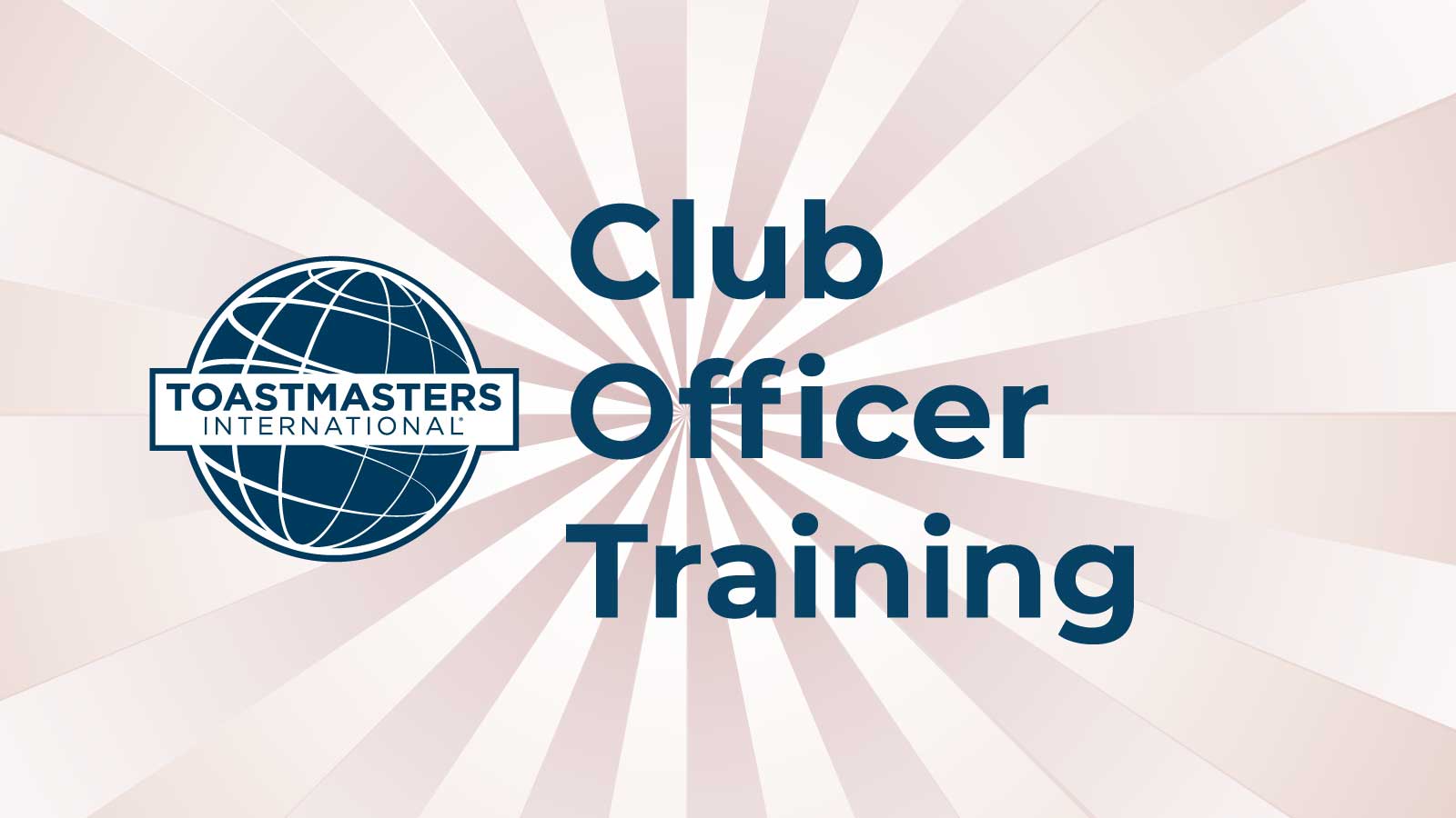 Club Officer Training