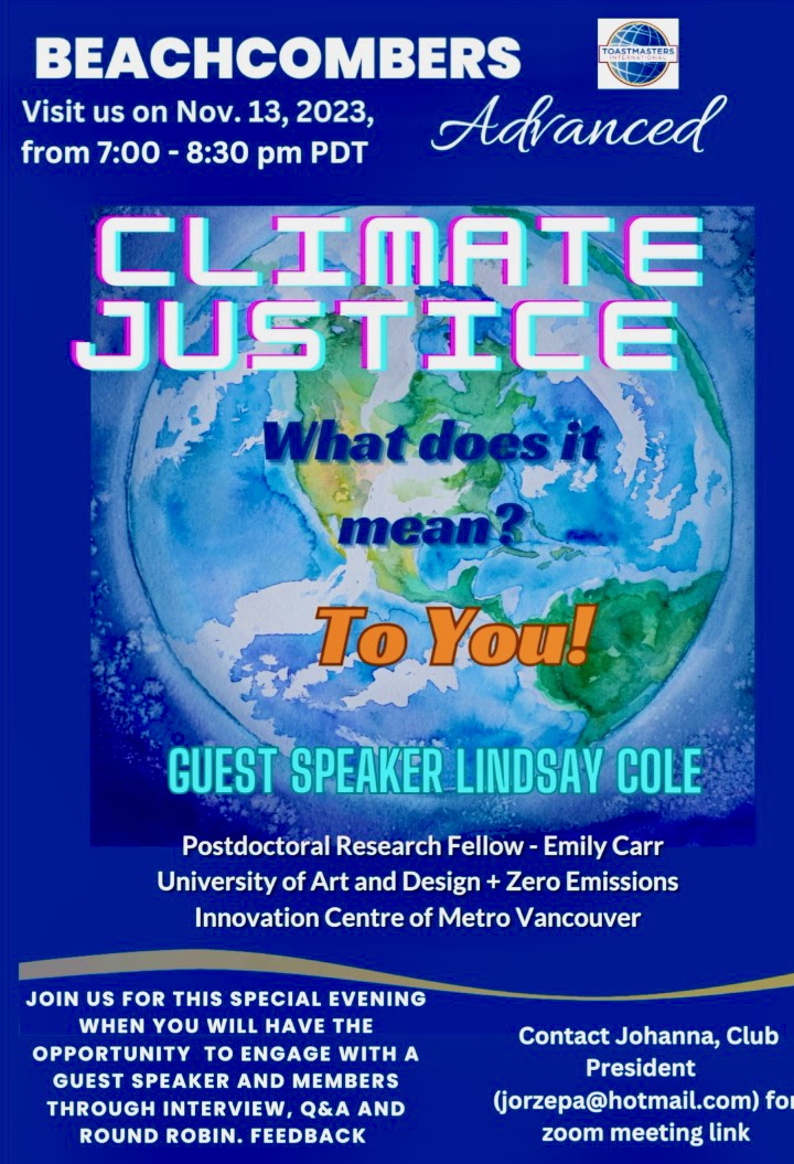Curious about climate justice? Interested in learning something new?