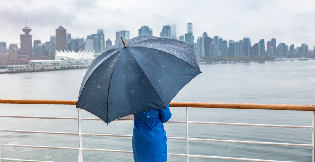 Rainy Day at Vancouver Inner Harbour