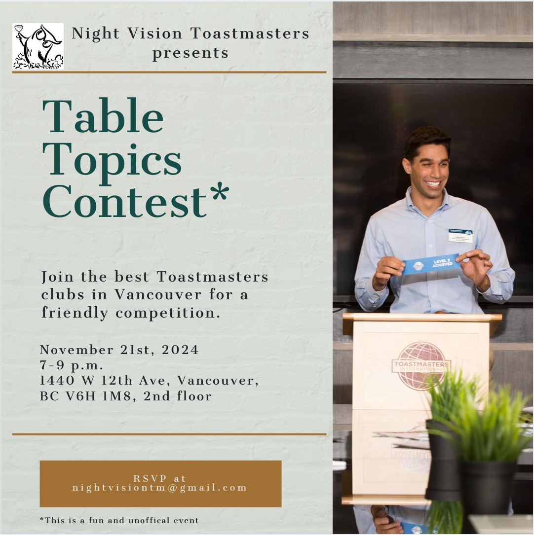 Table Topics Contest