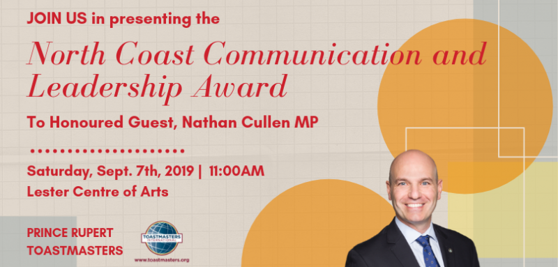 Award, Nathan Cullen, Presentation, Special Event