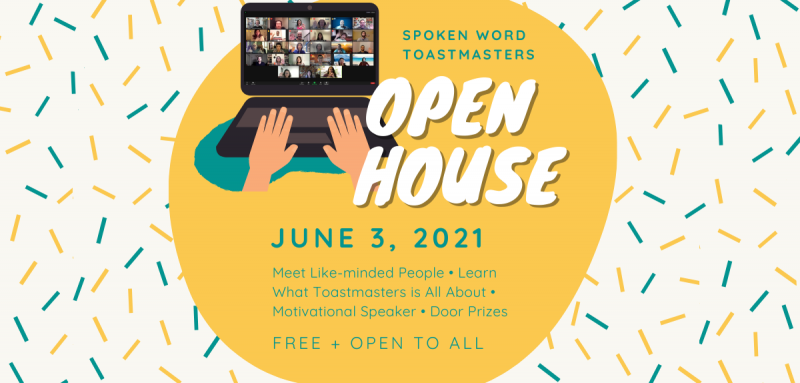 Spoken Word Open House June 3, 2021