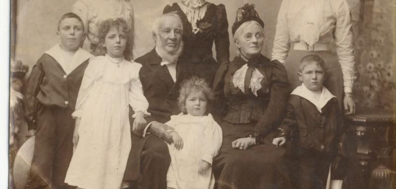 Historical Family Photo in 1900s