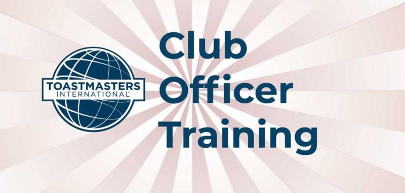 Club officer training